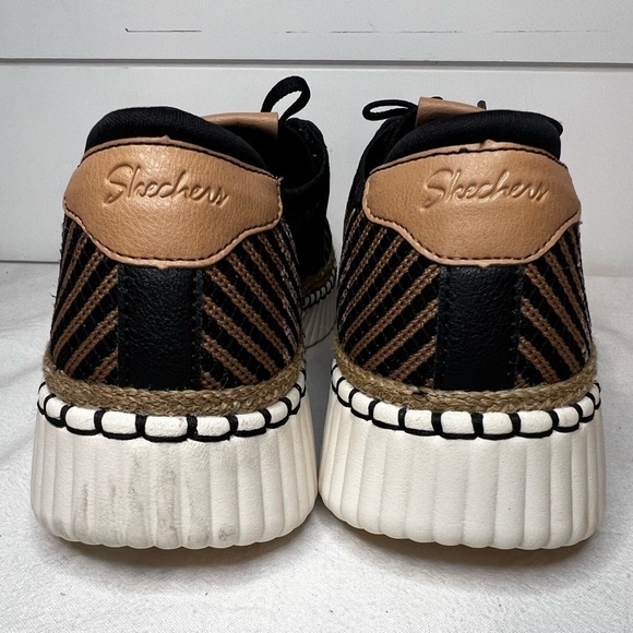 Skechers Women's Wilshire Blvd Washable Vegan Sneakers Black size 9 - Picture 5 of 9